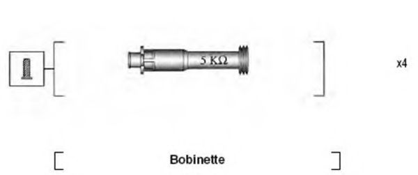 Комплект проводов зажигания MAGNETI MARELLI 941095930631
