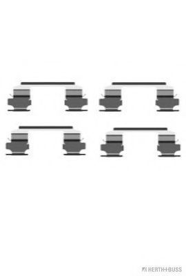 Комплектующие, колодки дискового тормоза METZGER 1686