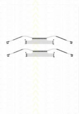 Комплектующие, колодки дискового тормоза TRISCAN 8105 291607