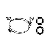 Кронштейн, глушитель HJS 82 12 2813