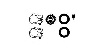 Монтажный комплект, система выпуска WALKER 17037