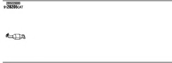 Система выпуска ОГ FONOS KIK05135