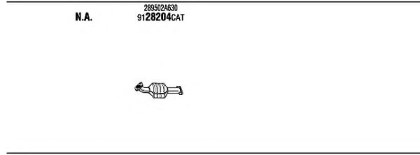 Система выпуска ОГ FONOS KIK23474A