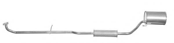 Средний глушитель выхлопных газов IMASAF 42.27.09