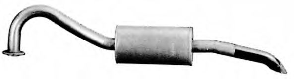 Глушитель выхлопных газов конечный IMASAF 103407