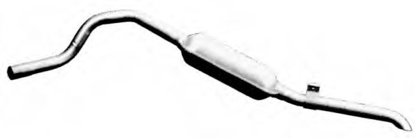 Глушитель выхлопных газов конечный IMASAF 103507