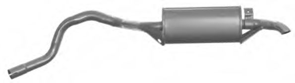 Глушитель выхлопных газов конечный IMASAF 10.37.07