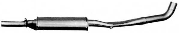 Средний глушитель выхлопных газов IMASAF 10.50.06