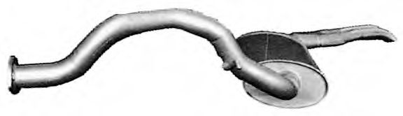 Глушитель выхлопных газов конечный IMASAF 10.53.07