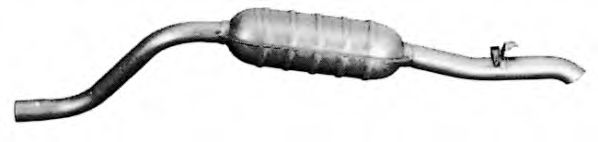 Глушитель выхлопных газов конечный IMASAF 105807