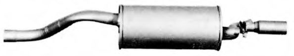 Глушитель выхлопных газов конечный IMASAF 10.67.07