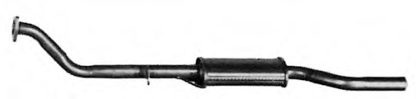 Предглушитель выхлопных газов IMASAF 107803