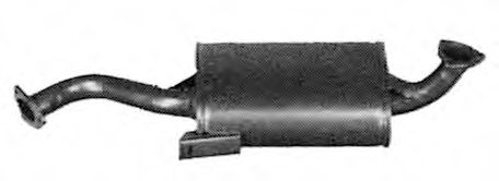 Средний глушитель выхлопных газов IMASAF 11.47.06