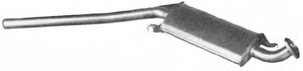 Средний глушитель выхлопных газов IMASAF 13.72.46