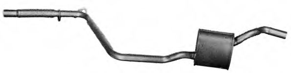 Средний глушитель выхлопных газов IMASAF 16.35.06