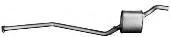 Средний глушитель выхлопных газов IMASAF 16.39.06