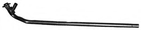 Труба выхлопного газа TESH 150016