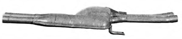 Средний глушитель выхлопных газов IMASAF 19.74.06