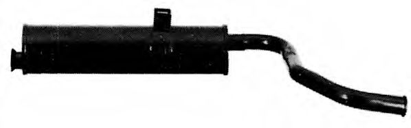 Глушитель выхлопных газов конечный WALKER 01089