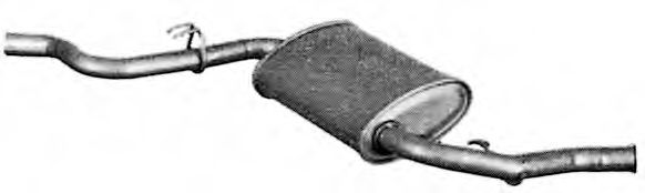 Глушитель выхлопных газов конечный IMASAF 26.07.07