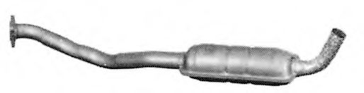 Средний глушитель выхлопных газов TESH 210095