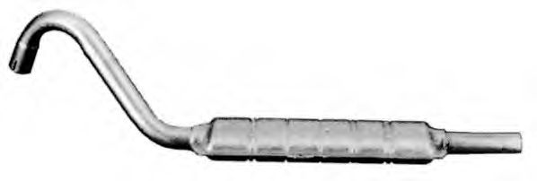 Глушитель выхлопных газов конечный TESH 230174