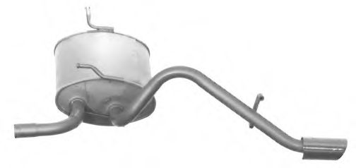 Глушитель выхлопных газов конечный IMASAF 28.55.07