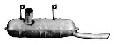 Глушитель выхлопных газов конечный IMASAF 301000