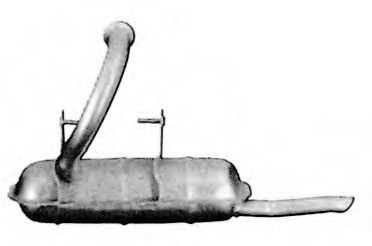 Глушитель выхлопных газов конечный IMASAF 301500