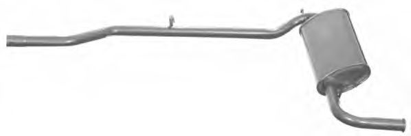 Глушитель выхлопных газов конечный IMASAF 303577