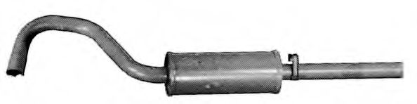 Глушитель выхлопных газов конечный WALKER 02228