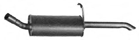 Глушитель выхлопных газов конечный TESH 220079