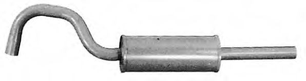 Глушитель выхлопных газов конечный TESH 230110