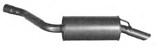 Глушитель выхлопных газов конечный IMASAF 36.78.07