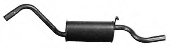 Глушитель выхлопных газов конечный WALKER 17696