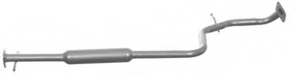 Средний глушитель выхлопных газов IMASAF 40.17.06