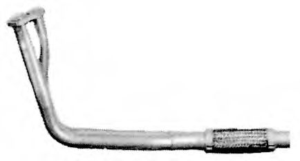 Труба выхлопного газа TESH 120088