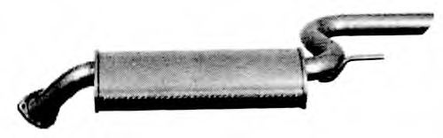 Глушитель выхлопных газов конечный BOSAL 170339