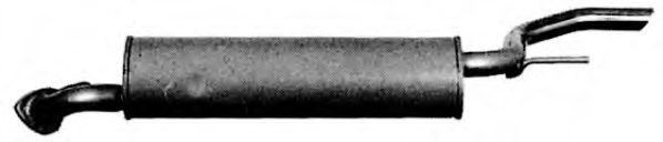 Глушитель выхлопных газов конечный IMASAF 45.42.07