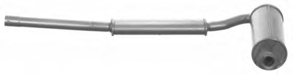 Средний глушитель выхлопных газов TESH 240149