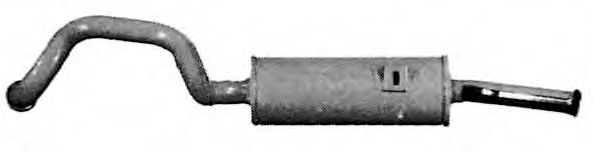 Глушитель выхлопных газов конечный TESH 230192