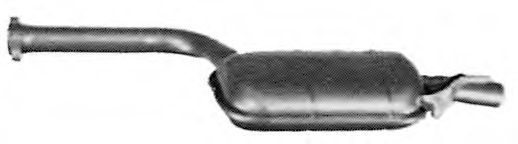 Средний глушитель выхлопных газов IMASAF 48.23.06