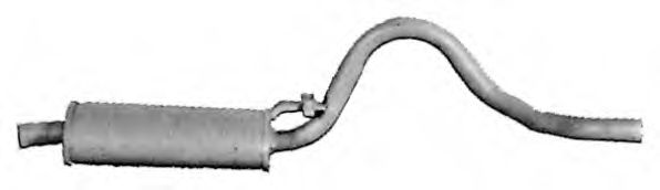 Средний глушитель выхлопных газов IMASAF 54.15.06