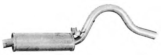 Средний глушитель выхлопных газов IMASAF 54.39.06