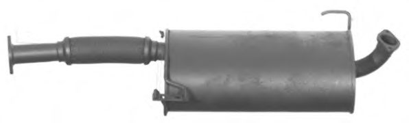 Средний глушитель выхлопных газов IMASAF 54.94.06
