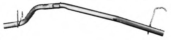 Труба выхлопного газа TESH 140091