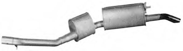Глушитель выхлопных газов конечный WALKER 14218