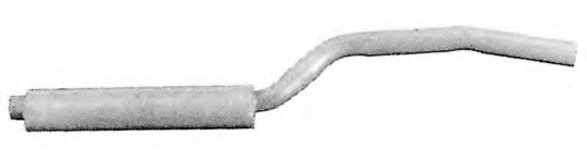 Средний глушитель выхлопных газов WALKER 01334