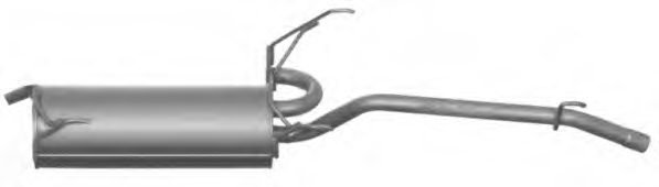 Глушитель выхлопных газов конечный IMASAF 585207