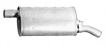 Глушитель выхлопных газов конечный IMASAF 60.18.07